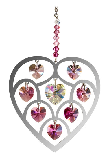 Pure Radiance Heart Of Hearts Suncatcher