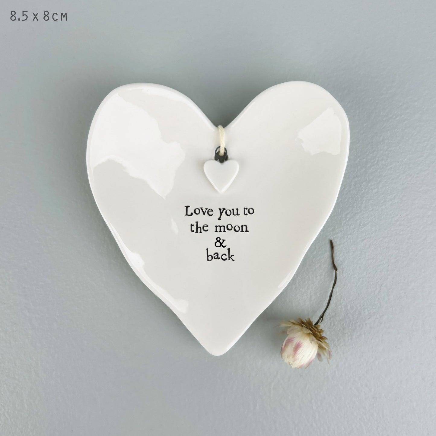 East of India Love You To The Moon And Back Ring Dish