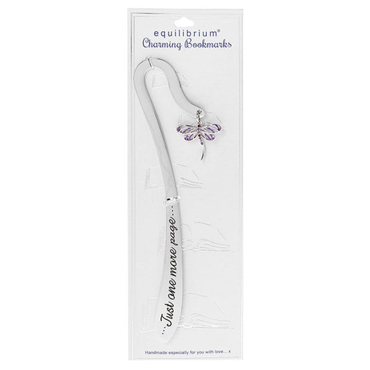 Silverplated Dragonfly Bookmark