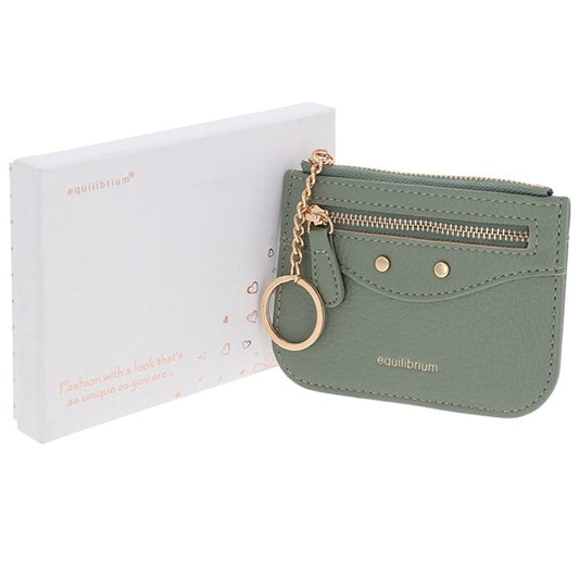 Credit Card And Coin Wallet Green