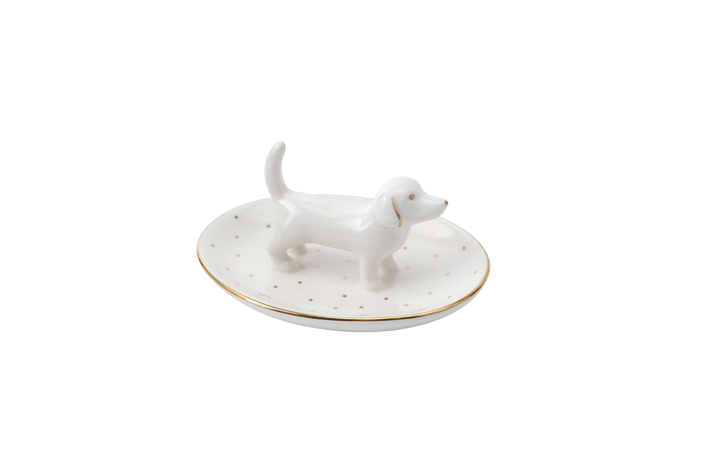 Dachshund Trinket Dish Ring Holder