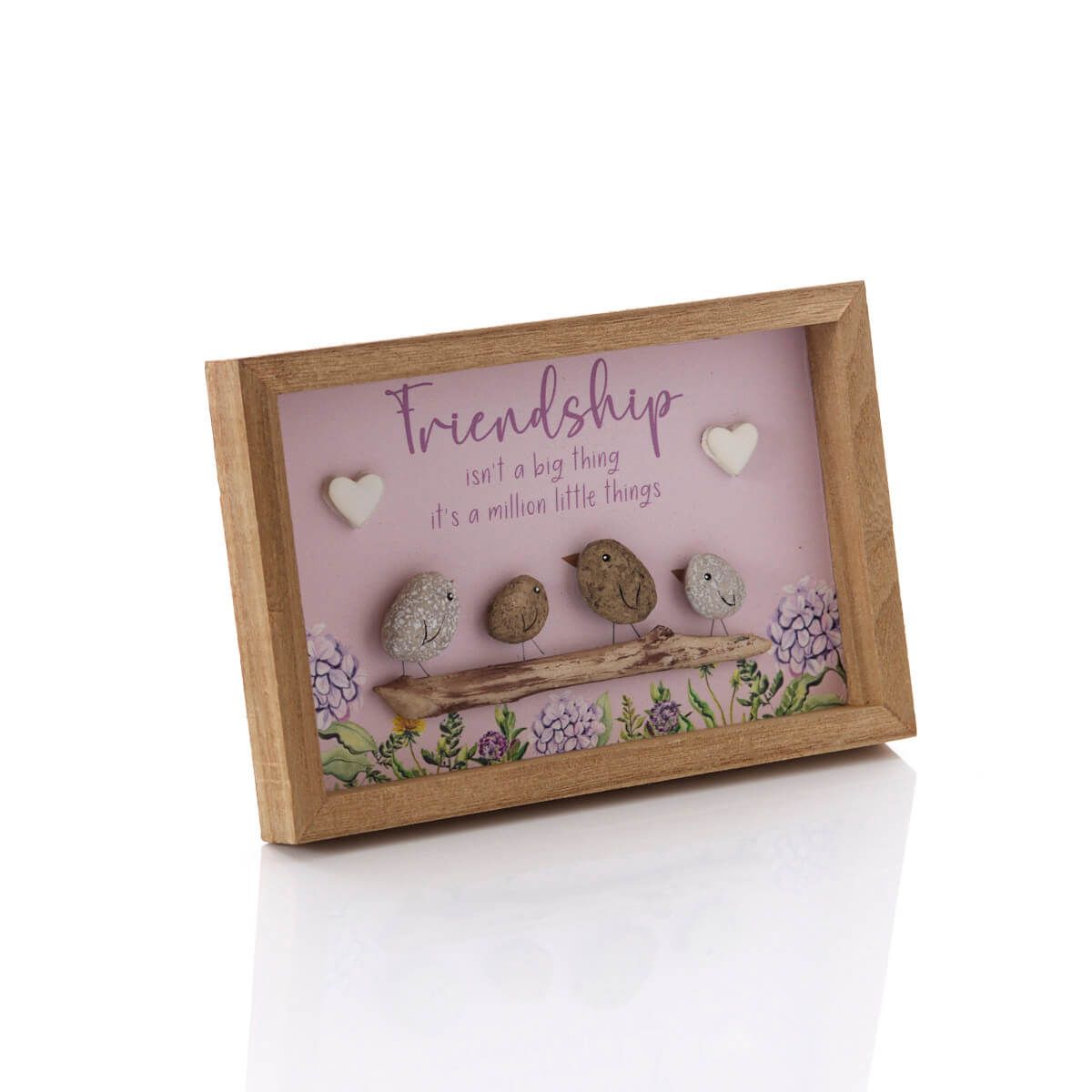 Wood Frame Friendship Plaque