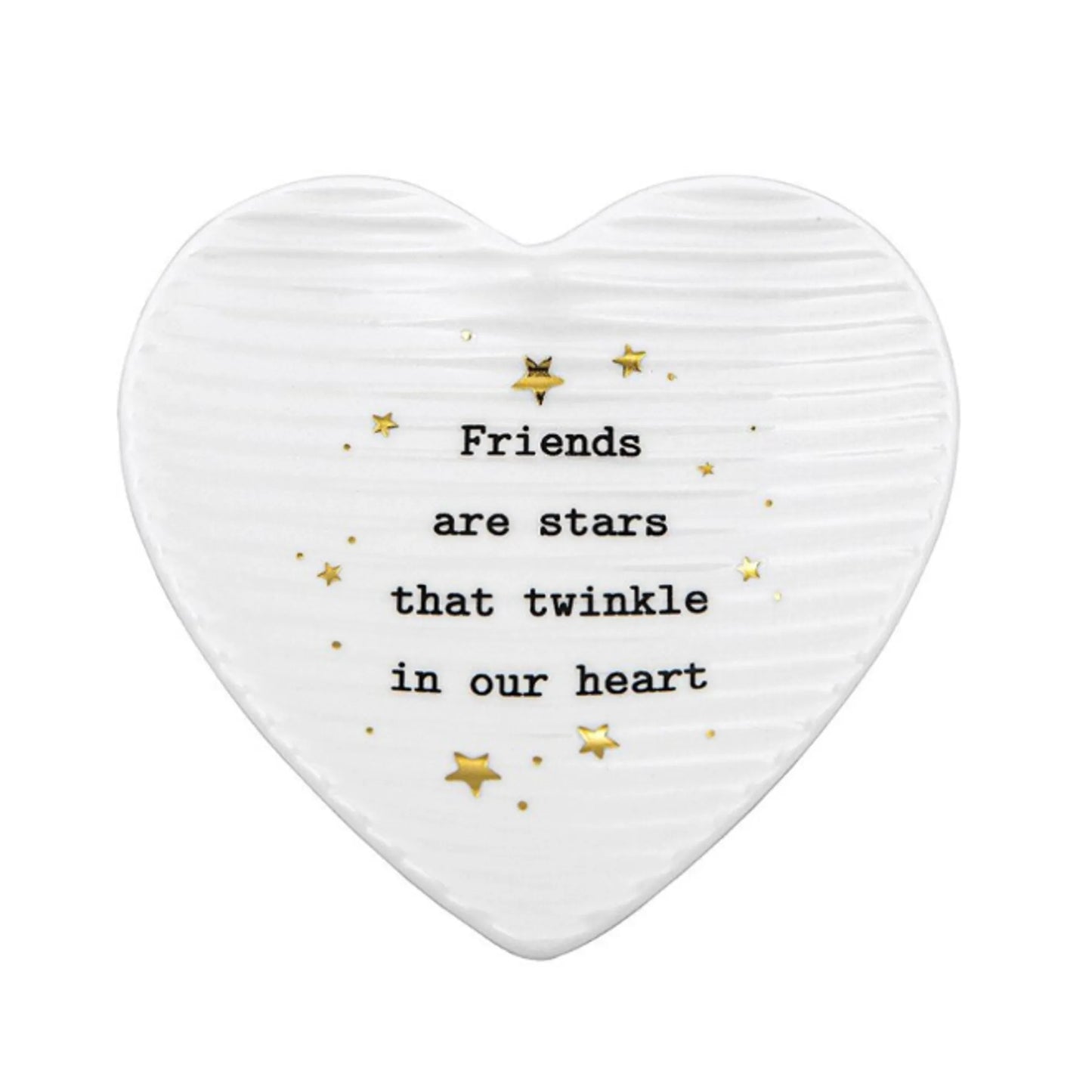 Thoughtful Words Heart Trinket Tray Friend