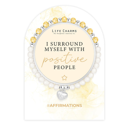 Affirmation Bracelet Positive People