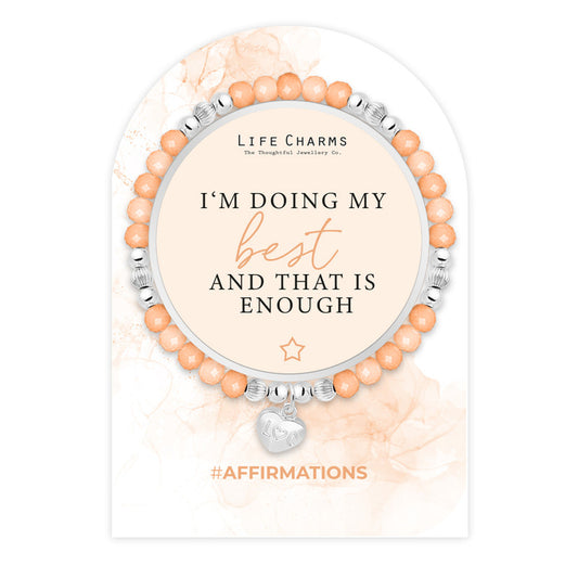 Affirmation Bracelet I Am Doing My Best