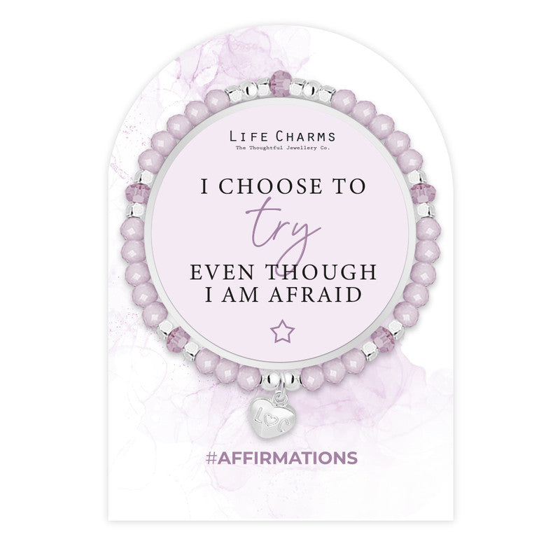 Affirmation Bracelet I Choose To Try