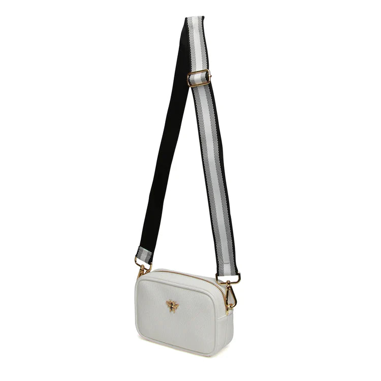 Alice Wheeler Mini Crossbody Bag White