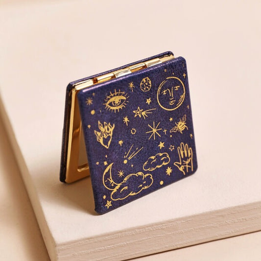 Starry Night Compact Mirror