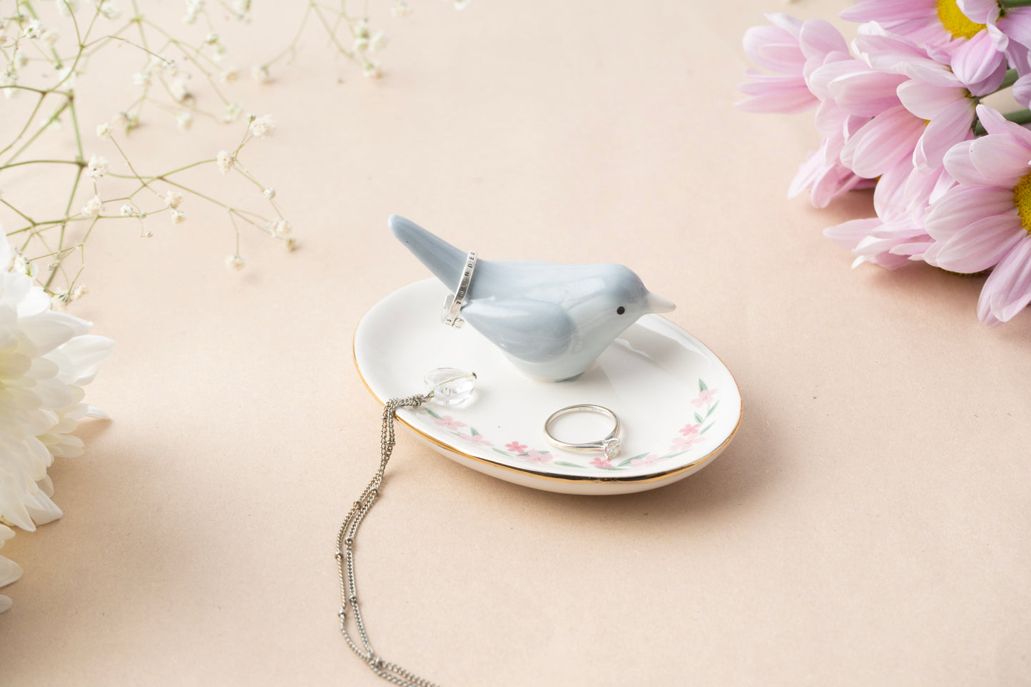 Bird Trinket Dish Ring Holder