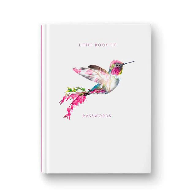 Password Book Hummingbird Design