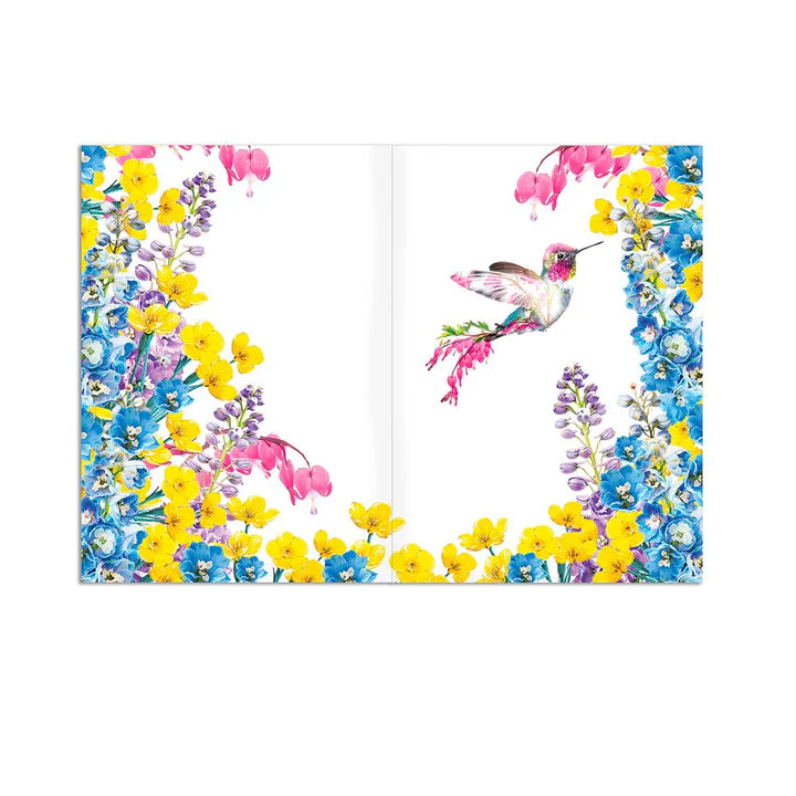 Password Book Hummingbird Design