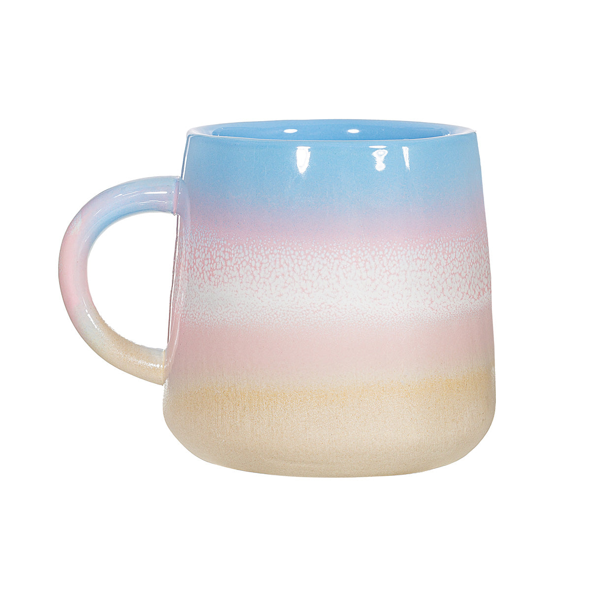 Pastel Ombre Mug Pink And Blue