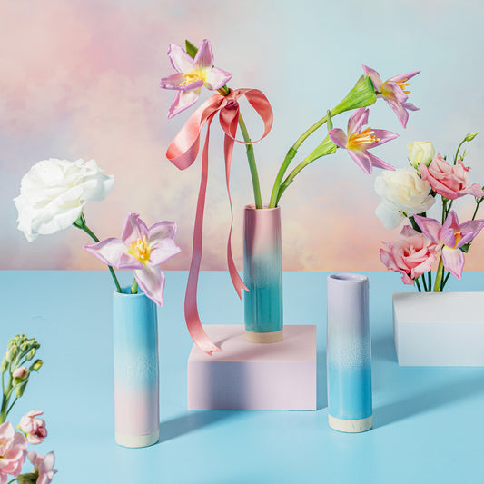 Pastel Ombre Bud Vase Three Colourways