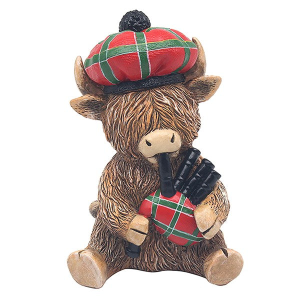 Highland Cow Piper Ornament