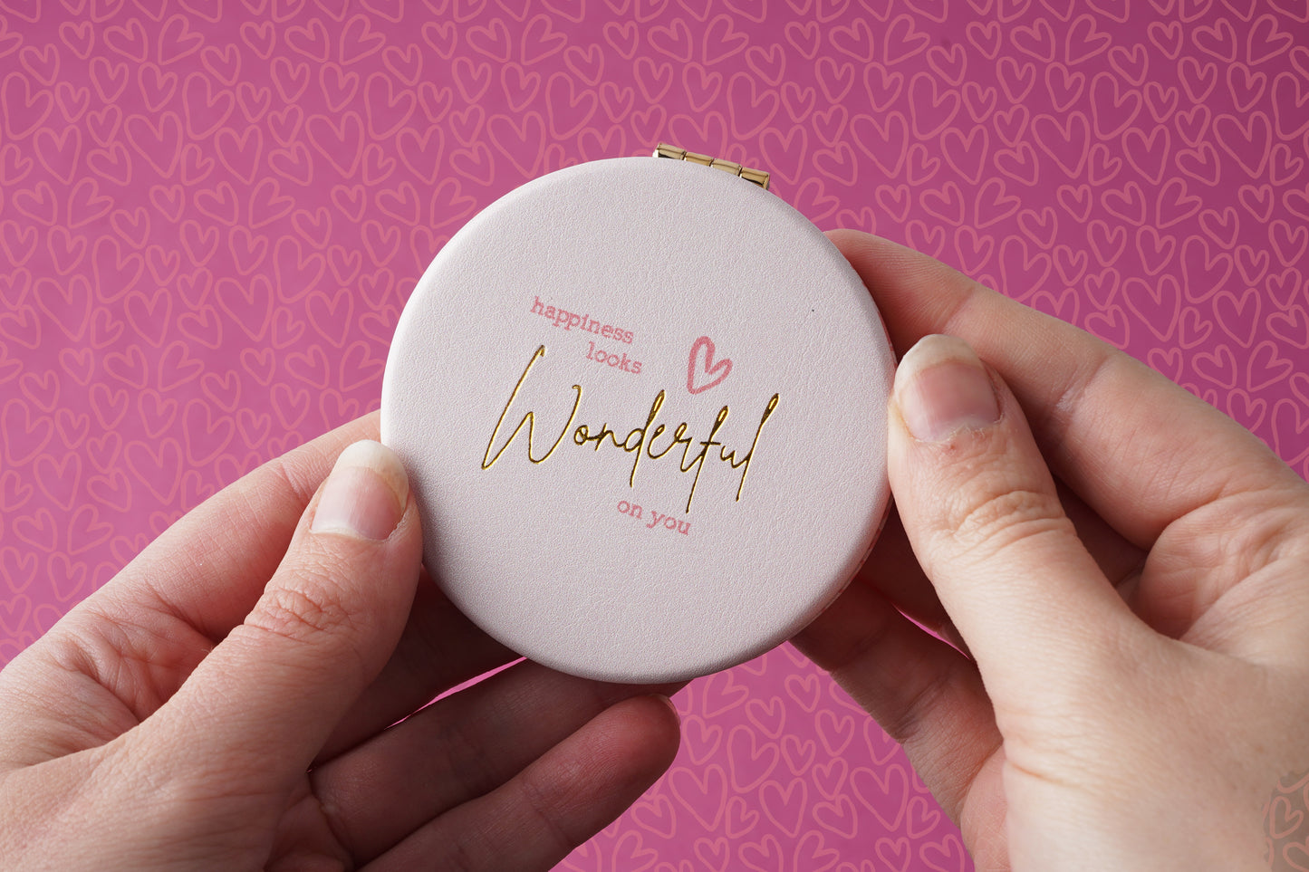 Happiness Looks Wonderful On You Compact Mirror