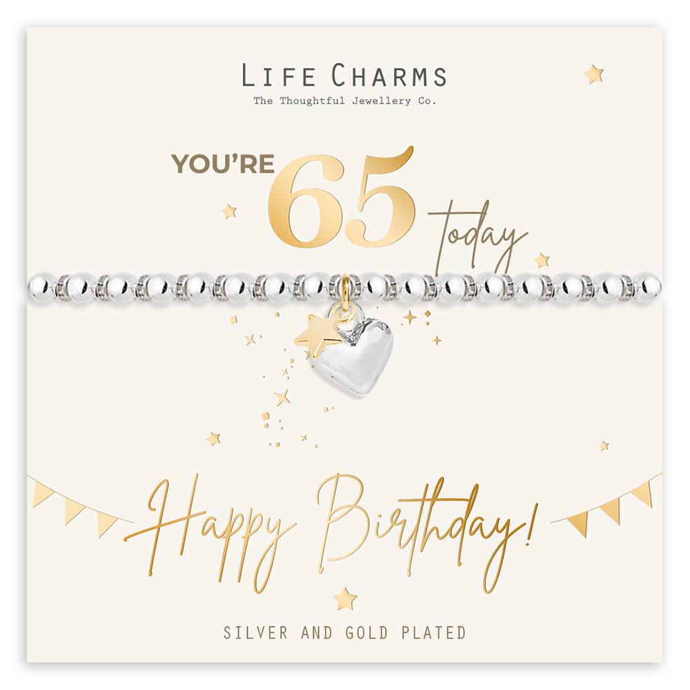 65th Birthday Bracelet