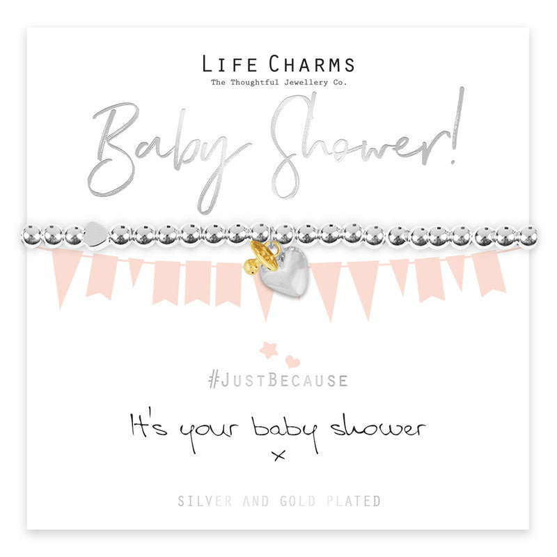 Life Charms Baby Shower Bracelet