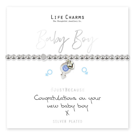 Life Charms Baby Boy Bracelet For New Mum