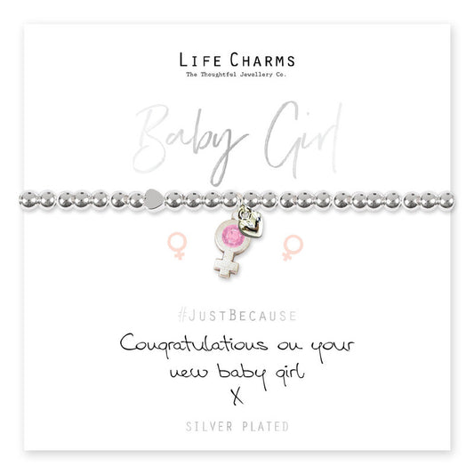 Life Charms Baby Girl Bracelet for New Mum