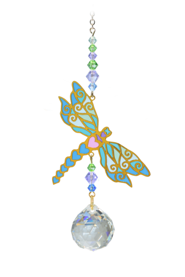 Crystal Dreams Dragonfly Jade Suncatcher