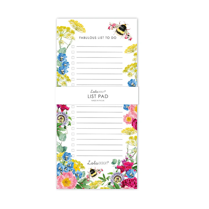 Magnetic To Do List Pad Bee Design