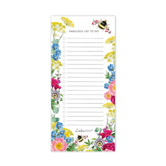 Magnetic To Do List Pad Bee Design