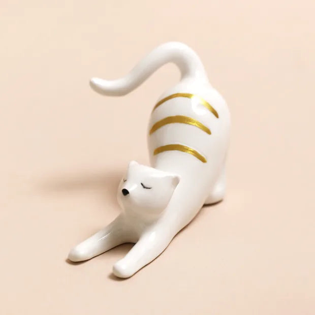 Ceramic Cat Ring Holder