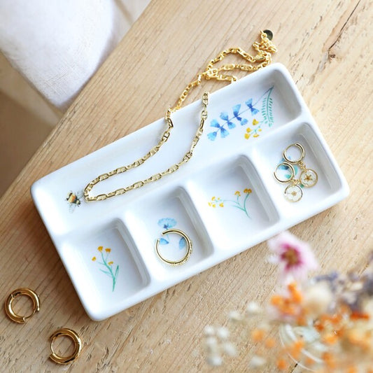 Bee Ceramic Trinket Tray