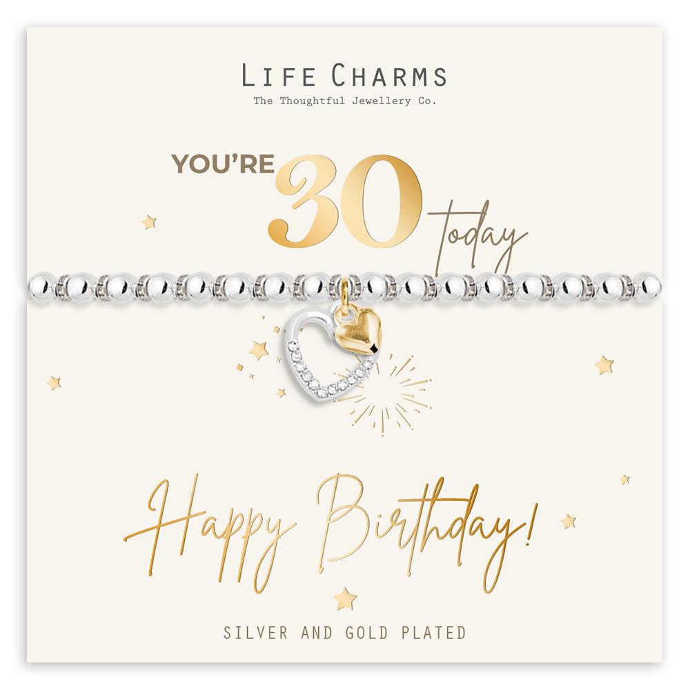 30th Birthday Bracelet