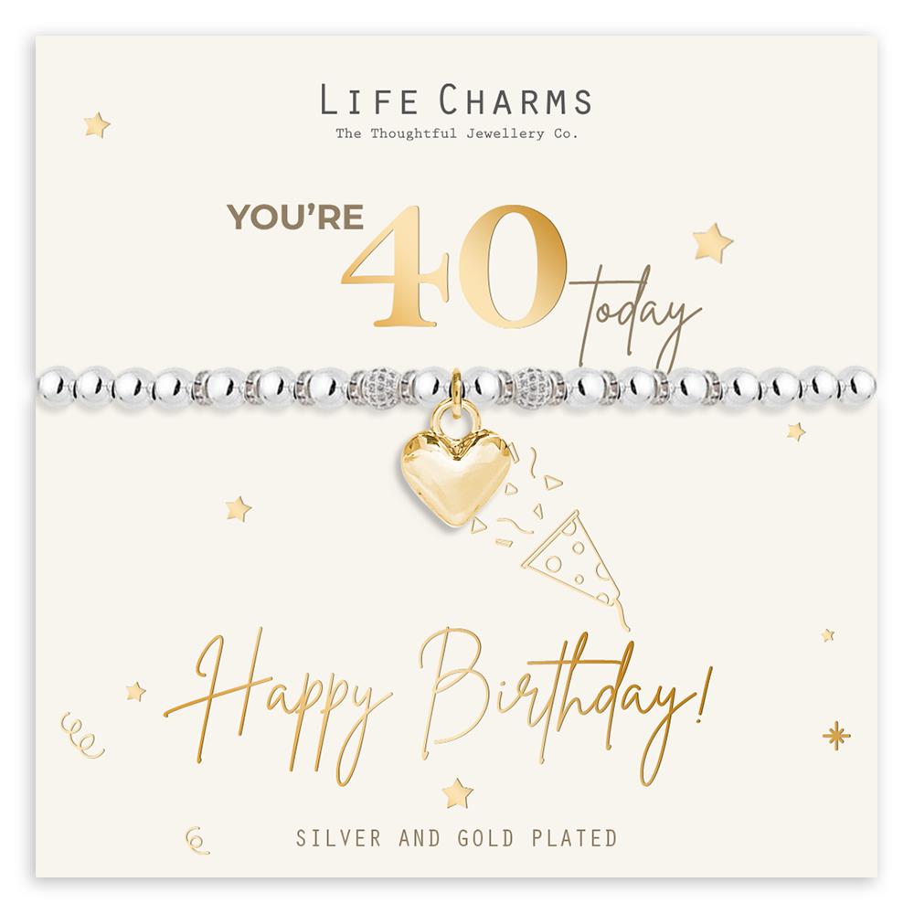 40th Birthday Bracelet