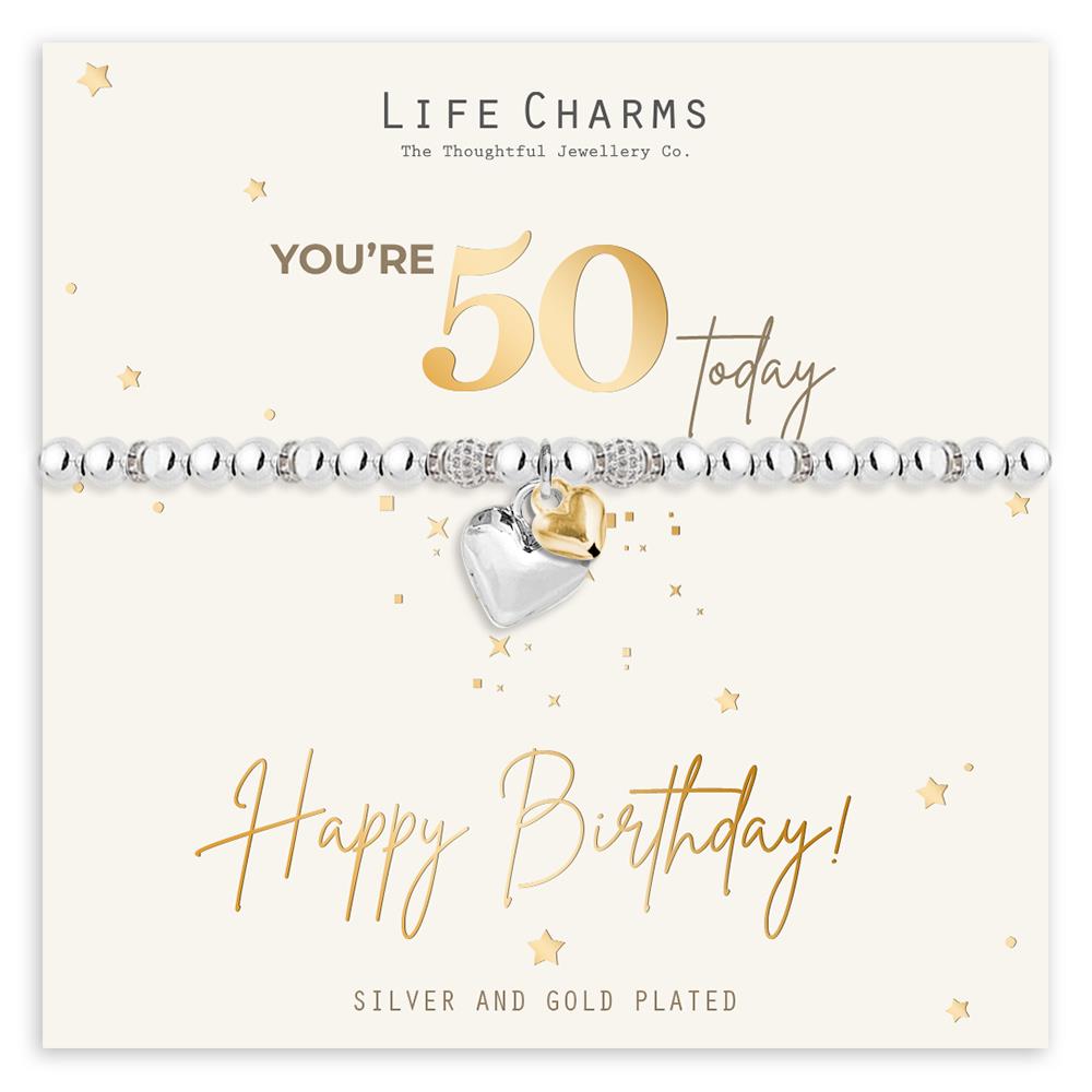 50th Birthday Bracelet