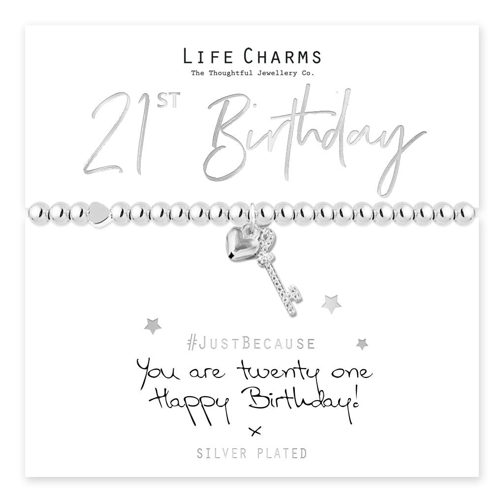 You Are 21 Birthday Bracelet