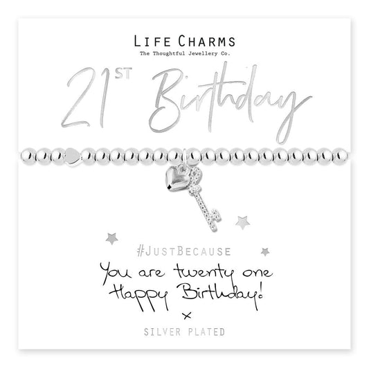 You Are 21 Birthday Bracelet