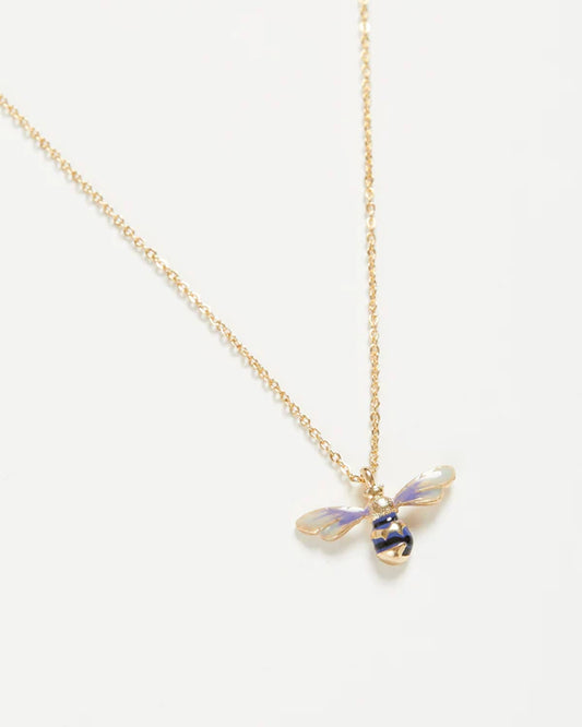 Enamel Bee Necklace