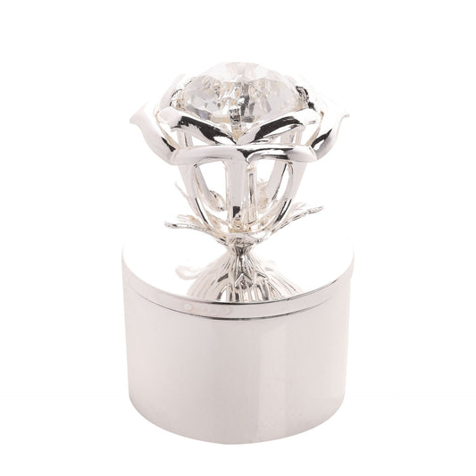 Rose Trinket Box Clear