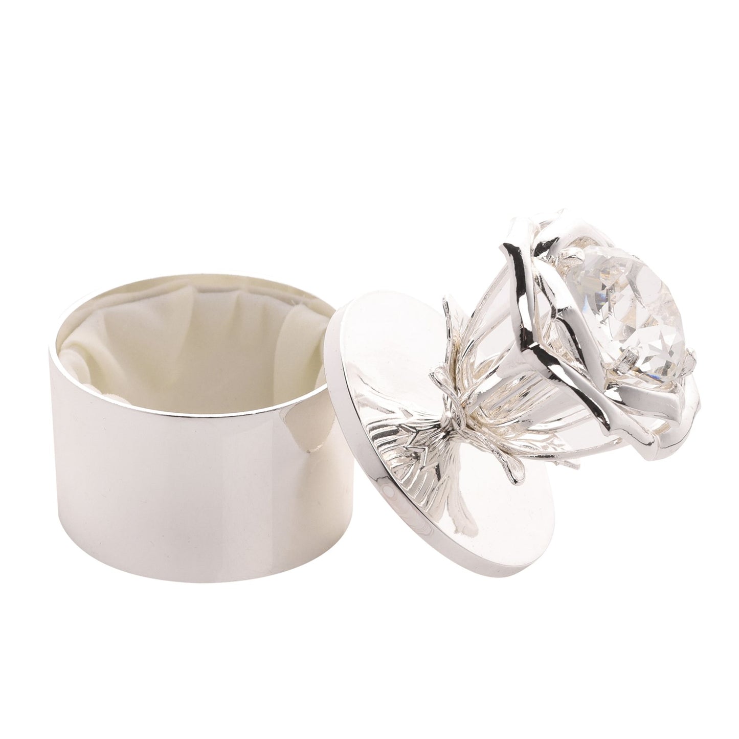 Rose Trinket Box Clear