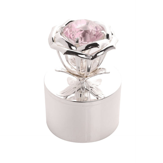 Rose Trinket Box Pink