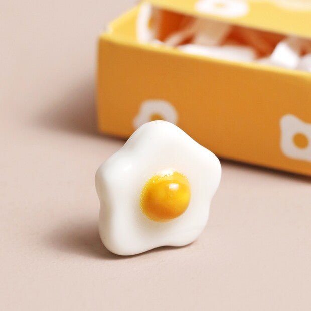 Tiny Matchbox Ceramic Egg Keepsake