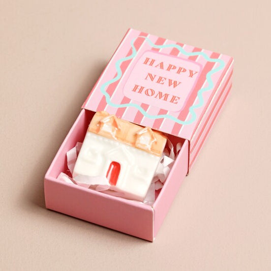 Tiny Matchbox Ceramic House Keepsake